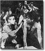 Pam Talus and Buckets Lowery in The Roar of the Greasepaint.  - June 71-